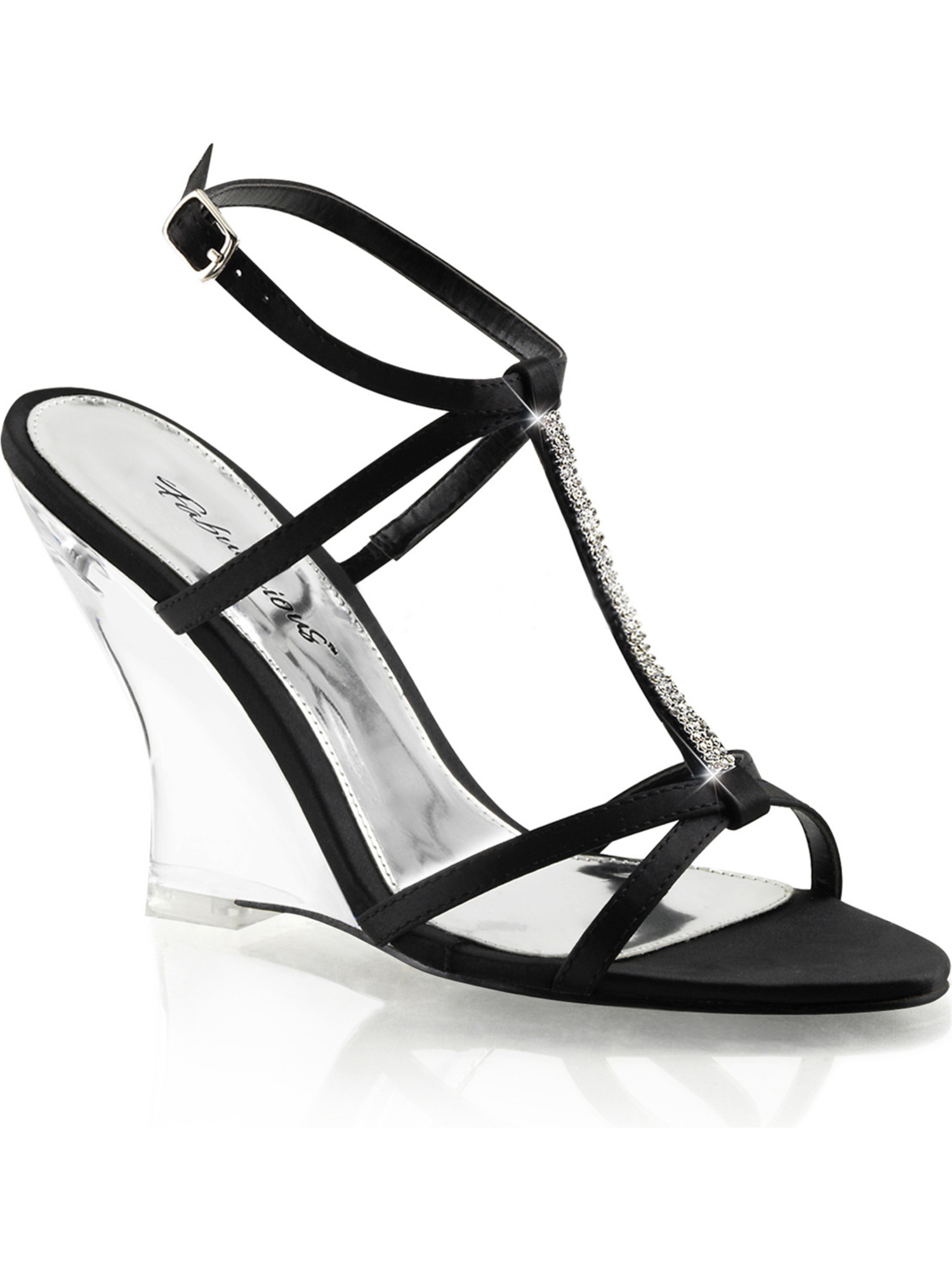 clear wedge sandals women's shoes