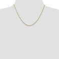 thumbnail image 3 of Real 14kt Yellow Gold 1.45mm Solid Diamond Cut Cable Chain; 18 inch; Lobster Clasp; for Adults and Teens; for Women and Men, 3 of 5