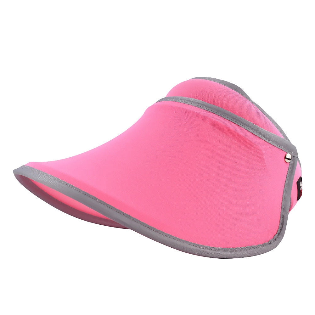Adult Unisex Wide Visor Cap Adjustable Sweat-Absorbent UV Protection