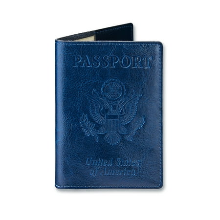 - SwissElite Genuine Leather Passport Cover - Holder - for Men & Women - Passport Case