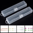 thumbnail image 2 of 2Pcs Tongue Scraper Travel Case,Transparent Portable, Dust-proof Toothbrush ,Toothpaste Cases for Daily and Travel Use,, 2 of 8