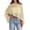 Bright Yellow, variant on Women Off The Shoulder Sheer Poncho Top Knit Crochet Shrug Bolero Summer Beach Mesh Cover Up