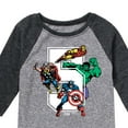 thumbnail image 3 of Marvel The Avengers - Birthday 5 - Toddler And Youth Raglan, 3 of 4