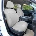 thumbnail image 3 of FH Group Custom Fit Neoprene Car Seat Cover for 2019-2023 Hyundai Santa Fe Rear Set, Solid Gray Front Set with Air Refresher, 3 of 5