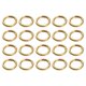 thumbnail image 1 of 20 Pcs Zinc Alloy Open Jump Rings Split Key Ring Polished Plated Spring Rings Jewelry Making Findings 4.0x28MM (Golden), 1 of 3