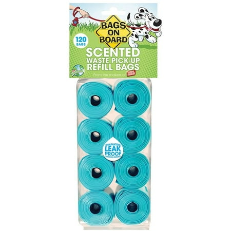 Bags on Board Bag Refill Pack - Scented 120 Bags
