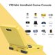 thumbnail image 5 of V90 3.0 pulgadas Retro Flip Handheld Console Mini Video Game Player (Amarillo), 5 of 9