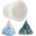thumbnail image 1 of Molde de Silicona KAIYANG para Velas con Forma de Montaña Nevada 8.3 x 8.3 x 7.5 cm, 1 of 4
