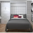 thumbnail image 2 of Atlin Designs 100" Queen Wall Bed with Storage in White, 2 of 4