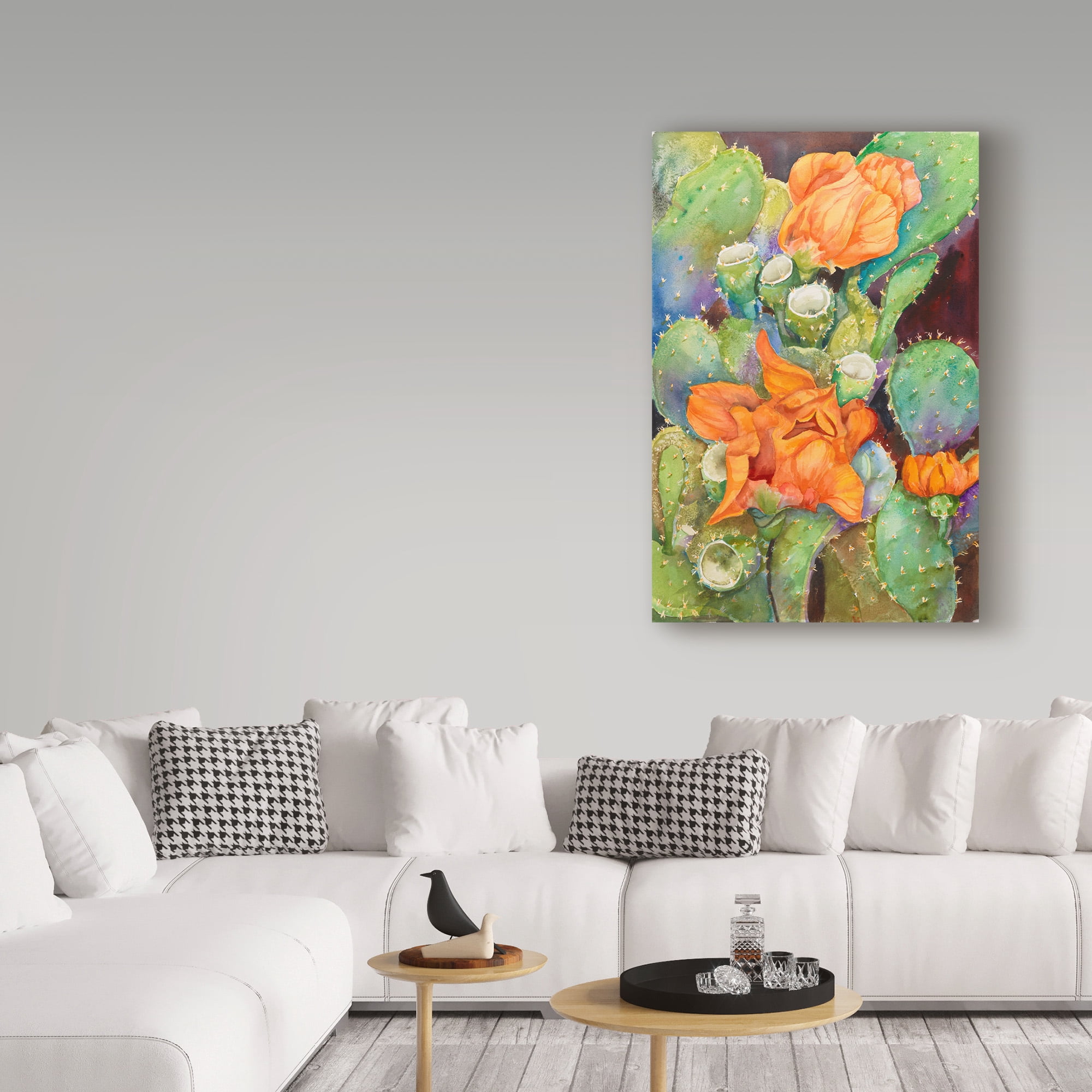Trademark Fine Art 'Desert Blooms' Canvas Art by Joanne Porter