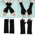 Women Driving Accessories Cycling Arm Cool Half Finger Sleeves Long ...