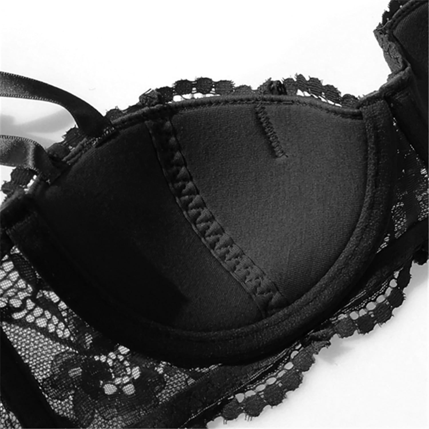 Varsbaby Sexy lace Bra Half Cup Push Up UnderwearThin Cotton Women Bras