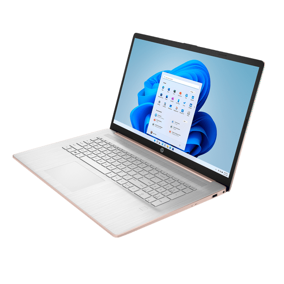 HP 17.3" Full HD+ 1600 x 900 Laptop for Business and Students - Intel® Core™ i5-1334U - 32GB DDR4 - 2TB PCIe - Windows 11 Home - Wi-Fi 6 - Rose Gold