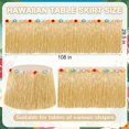 thumbnail image 2 of Falda de mesa Huskein Hawaiian Grass, 27 x 75 cm, 6 unidades, color dorado, 2 of 6
