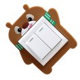 thumbnail image 1 of Light switch socket sticker Washable wall switch panel cover Paste free socket paste Light switch decoractive cover Cartoon luminous switch cover, 1 of 5