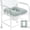 Green, variant on RoamReady Machine Washable Bedside Commode Cushion, Soft Padded Toilet Seat Riser, 4 Fixing Straps, 17" X 14", For Seniors & Adults, Green