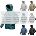 thumbnail image 4 of XUNKUSGA Puffer Jacket Men Lightweight Windproof Hooded Down Jacket Warm Puffy Winter Coat Classic Solid Color Full Zip Outerwear for Ski Hiking Travel Casual XL, 4 of 5