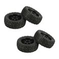 thumbnail image 1 of Front Rear Wheel Rim Tires for 1/10 1/14 1/16 Hsp  144001 RC Car (4pcs), 1 of 9