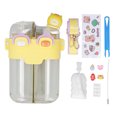 thumbnail image 2 of Cute Water Bottle, 780ML Straw Water Bottle With Straw Adjustable Strap Sticker, 2 of 8