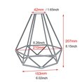 thumbnail image 2 of RisingPro Abat-Jour en Cage Métallique Vintage Support de Suspension Industrielle Garde-Lampe, 2 of 7