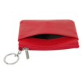 thumbnail image 3 of Women's Genuine Leather Coin Purse Mini Pouch Change Wallet with Keychain,red, 3 of 6