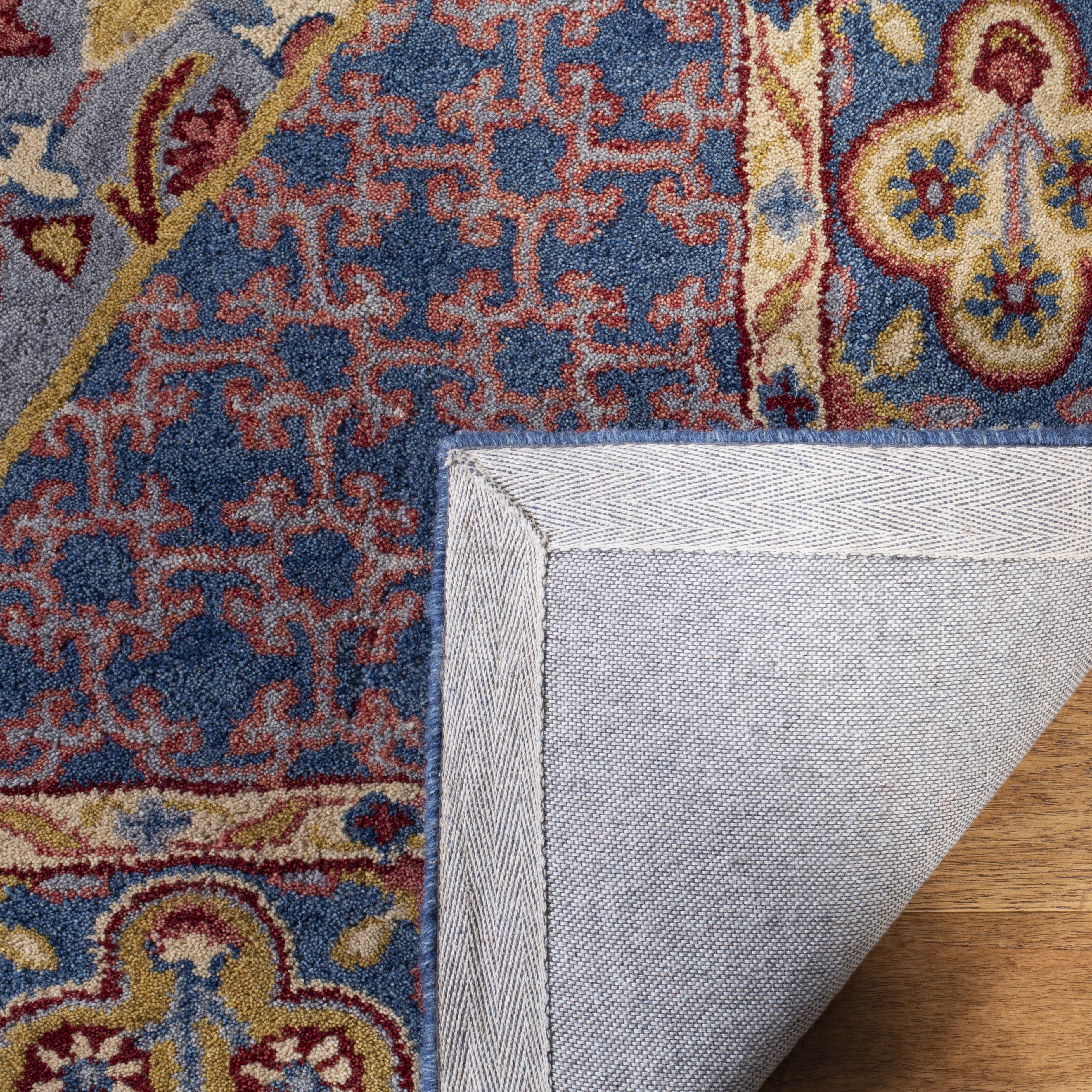 SAFAVIEH Antiquity Harland Oriental Runner Rug, Blue/Red, 2'3" x 8'
