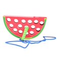 thumbnail image 1 of Juguete de madera con forma de fruta para enhebrar, juguetes Montessori, juguetes educativos con forma de fruta para enhebrar, juguetes para bebés Sandía, 1 of 9