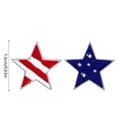 thumbnail image 2 of Independence Day Earrings Patriotic Red White Blue Dangle Flag Jewelry Lightweight USA Accessories 4th Of July Women's Fashion, 2 of 6