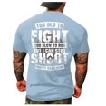 thumbnail image 1 of Men's T-shirt Graphic Text 3D Printing Street Casual Short Sleeve Button Down Printed Clothing Basic 3XL, 1 of 5