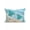 Lake Blue, variant on 1 Pack Outdoor Throw Pillow, Navy Blue Turtle Coastal Waterproof Pillow with Insert Included, Waves Seaside Summer Beach Ocean Decorative Accent Cushion Sofa Pillows for Patio Porch, 16 x 16 In
