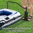 thumbnail image 6 of BN-LINK 3-Person Inflatable Boat Series with Seats, Inflatable Raft with a Pair of Deluxe Oars, High-Output Pump, Detachable Fishing Rod Holders, Fishing Boat for Ponds, Lakes, Rivers, 6 of 8