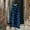 Blue#1, variant on Women's Overalls with Belted Waist,Women Ladies Printed Sleeveless Backless Loose Long Playsuits Rompers Jumpsuit with Pocket Blue S