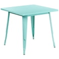 thumbnail image 1 of 31.5'' Square Black Metal Indoor-Outdoor Table, 1 of 3