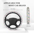 thumbnail image 5 of Balery Funny Chicken print Steering Wheel Covers Elastic Skidproof Steering Wheel Protective Cover Case for Men Women Universal 15 Inches Cars Accessories, 5 of 8