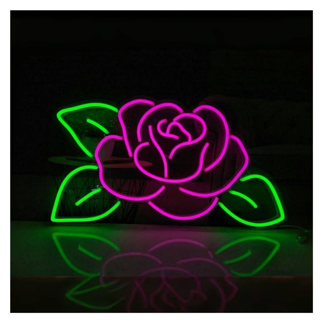 Letrero De Neón Rosa, Ideal Para Decorar La Pared Del Dormitorio, El Hogar O Fiestas, Con Intensidad Regulable 40cm