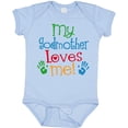 thumbnail image 3 of Inktastic My Godmother Loves Me Boys or Girls Baby Bodysuit, 3 of 5