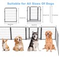thumbnail image 4 of Greenpod Dog Playpen Outdoor & Indoor, 16 Panels 32" Height Heavy Duty Metal Dog Exercise Pen Fence for Large/Medium/Small Dogs Animals, 4 of 7