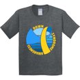 thumbnail image 3 of Inktastic Down Syndrome Awareness Retro Blue and Yellow Ribbon Youth T-Shirt, 3 of 5
