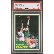 Graded 1981 Topps Kevin McHale #75 Rookie RC Basketball Card PSA 9 Mint