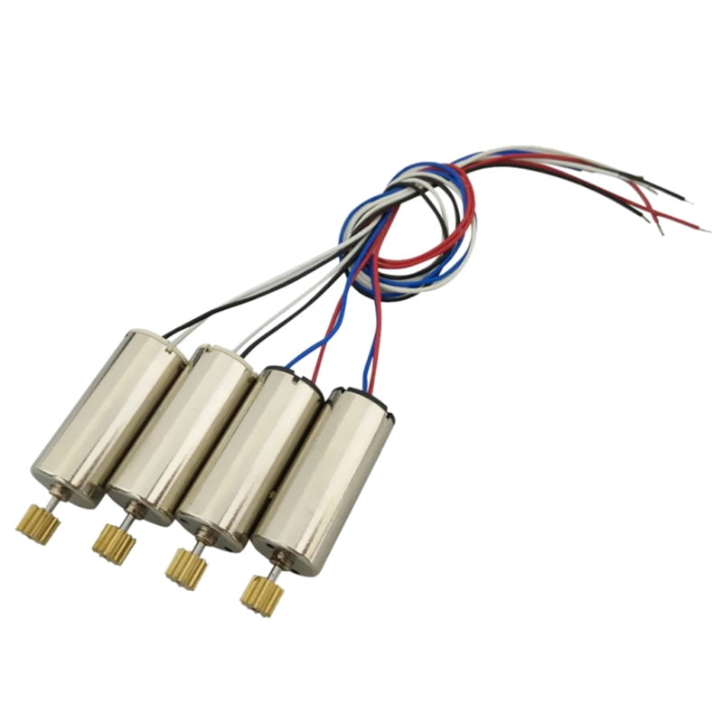4 Pieces 7.4V Metal Coreless Motor for DFD F183 JJRC H8C RC Drone
