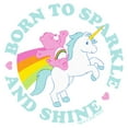 thumbnail image 2 of Infant's Care Bears Born to Sparkle and Shine Cheer Bear  Bodysuit, 2 of 3