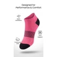 thumbnail image 4 of Colorfut Women's 12-Pairs Low Cut Athletic Sport Peformance Socks, 4 of 5