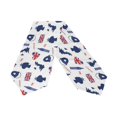 thumbnail image 1 of EREHome UK London Union Jack Table Runner 13x70 Inches White Table Top Decoration, 1 of 5