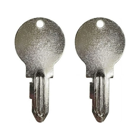 2 Pack Ignition Keys Replacement for Kubota L & M Series Tractor - 32130-31812, 32130-31810 (2)