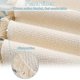 thumbnail image 3 of Round Carpet With Tassel Weave Pattern Tassel Rug, Cotton Woven Rug Non-slip Washable Floor Mat, 70cm, 3 of 5