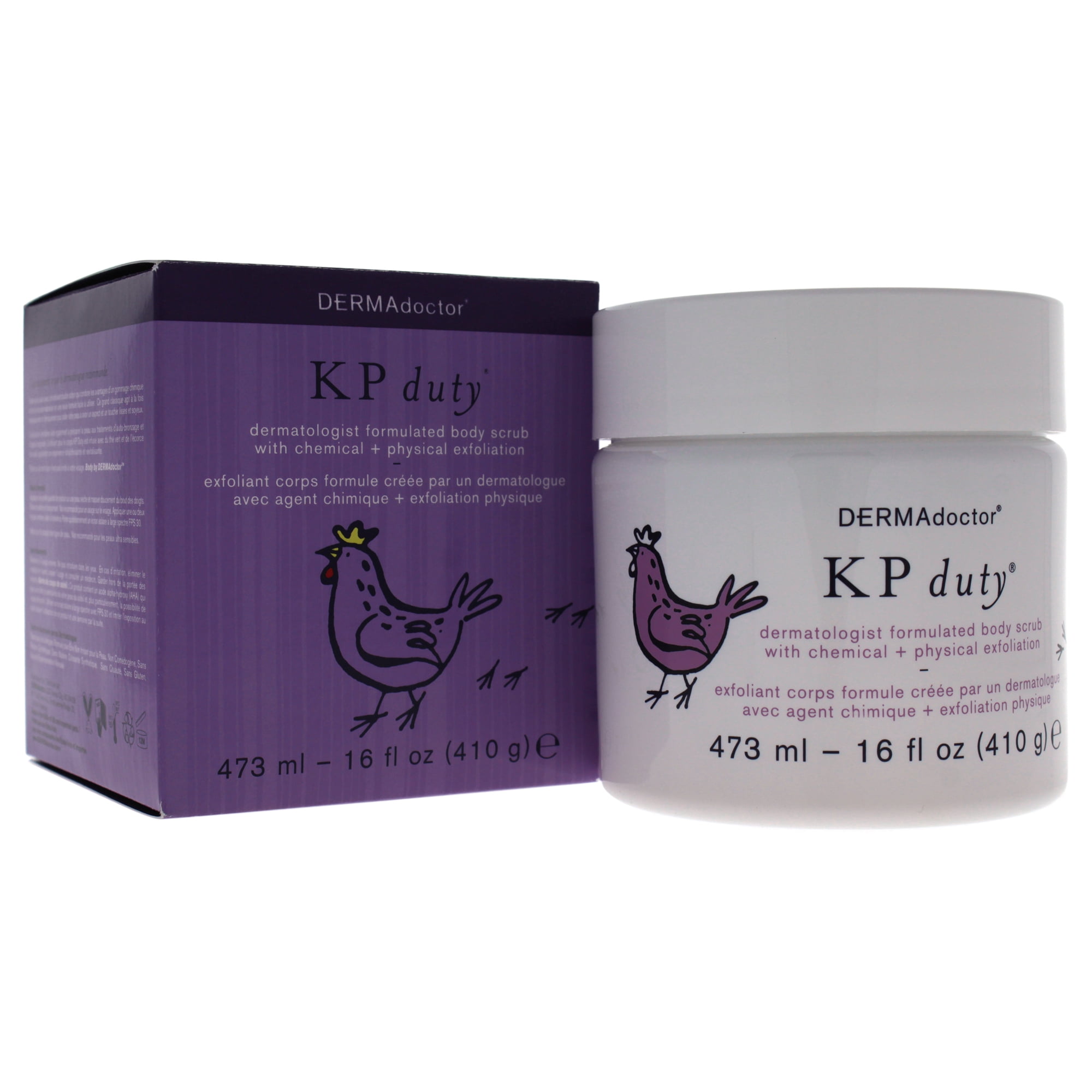 KP Duty Dermatologist Formulated Body Scrub by DERMAdoctor for Women