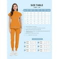 thumbnail image 6 of VIAOLI Scrubs Set for Women Nurse Uniform Jogger Set Stretch Top & Pants with Multi Pocket for Nurse Workwear, 6 of 7