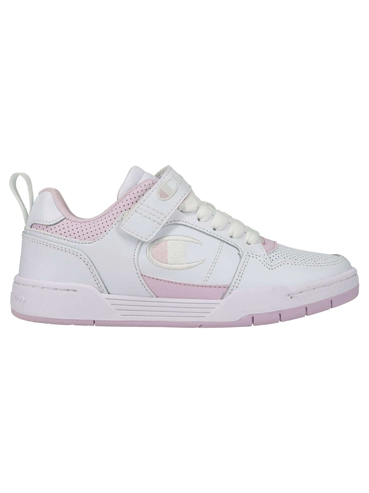 Champion Girls' Shoes Low-Top Medium White, Pink 3.5