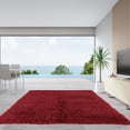 thumbnail image 2 of 3A Flokati Rug Red 9x12 Hand Woven 100% Zealand Wool High Pile Authentic, 2 of 3