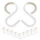 thumbnail image 4 of ColoMX 12 ganchos de plástico en forma de S, ganchos multiusos, ganchos en forma de S para armario pequeño, gancho para colgar llaves (S), 4 of 7